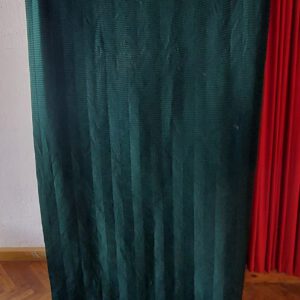 Eine grüne Stoffbahn