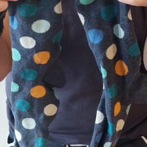 Gepunktete Socken